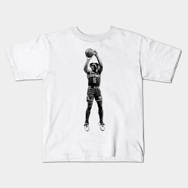 Immanuel Quickley Kids T-Shirt by Puaststrol